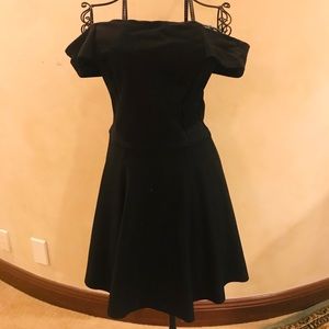 Timeless Fit & Flare, Off-the-Shoulder Black Dress